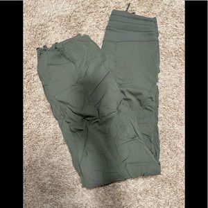 Lululemon Dance Studio pants. Green. Size 4 Tall. Lined.